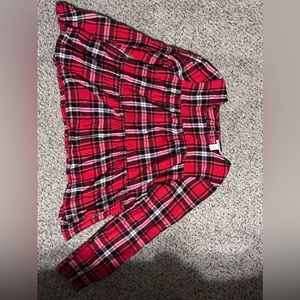 Cat & Jack Girl’s Plaid Top Size 10/12